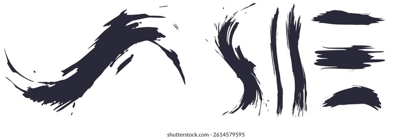 Hand-Painted Wave Texture with Brush Stroke Feel