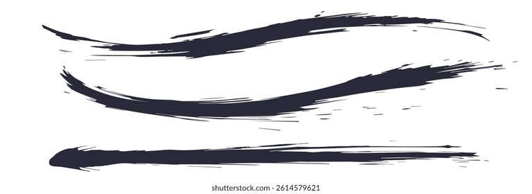 Hand-Painted Wave Texture with Brush Stroke Feel