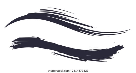 Hand-Painted Wave Texture with Brush Stroke Feel