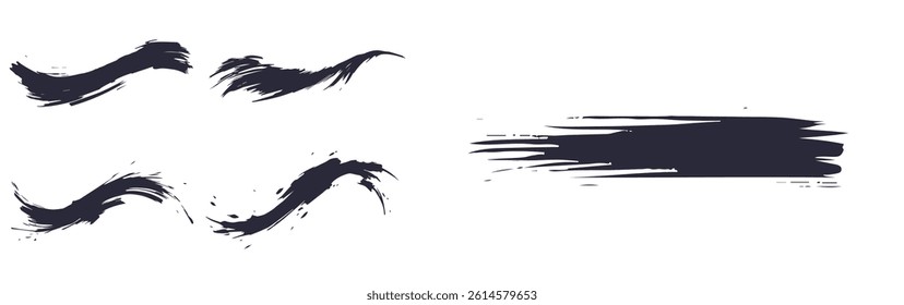 Hand-Painted Wave Texture with Brush Stroke Feel