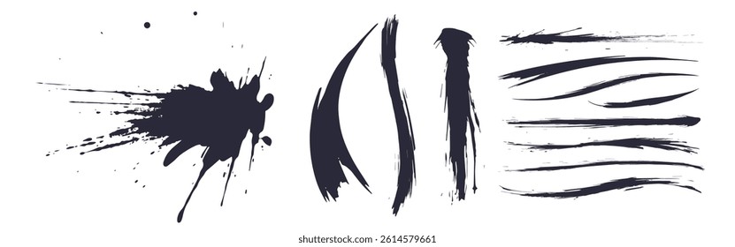 Hand-Painted Wave Texture with Brush Stroke Feel
