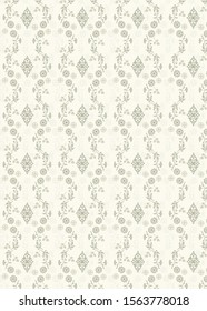 hand-painting pattern. Cafe floral background Stylish template for fashion prints. decor and wallpaper.