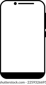 Icono plano de teléfono para recursos gráficos