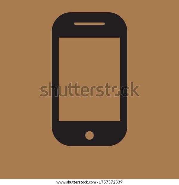 Handphone Icon Design Smartphone Icon Design Stock Vector Royalty Free