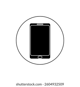 Handphone icon flat style isolated. Vector