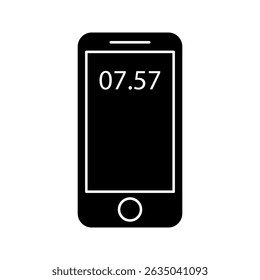 handphone icon on white background