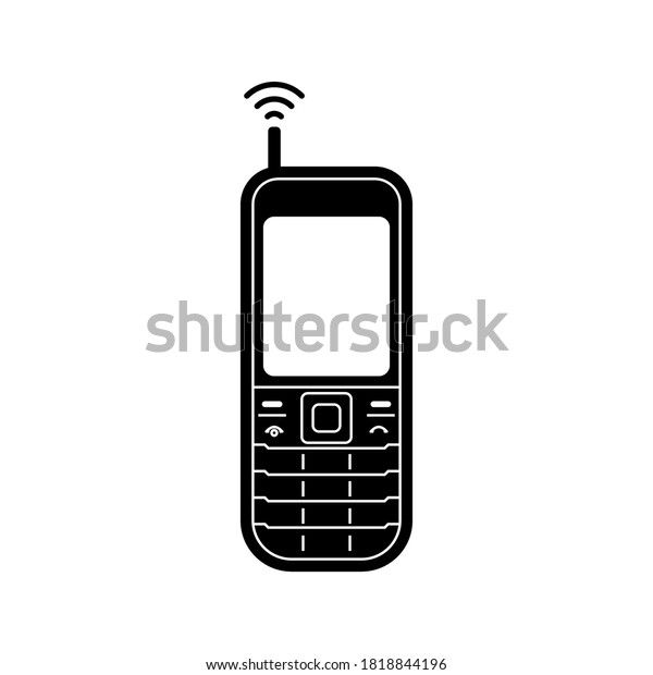 Handphone Icon Phone Sign Vector Illustration Stock Vector (Royalty ...