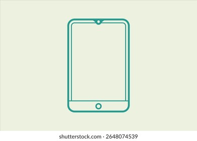handphone icon. icon related to UI elements. suitable for web site, app, user interfaces,element, printable etc. line icon style. simple vector design editable