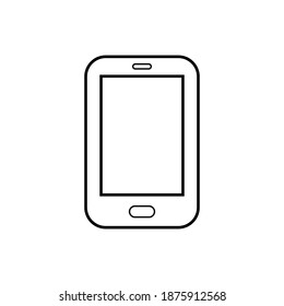 Handphone icon vector design illustration