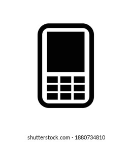 Handphone icon vector, eps 8