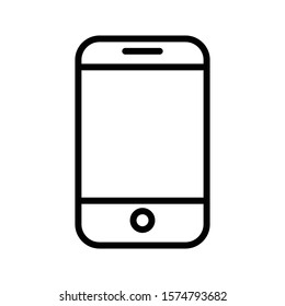 Handphone icon vector illustration logo template for many purpose.Isolated on white background