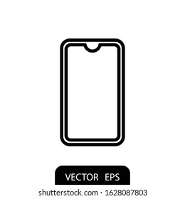 Handphone icon vector illustration logo template for many purpose. Isolated on white background.
