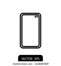Handphone icon vector illustration logo template for many purpose. Isolated on white background.