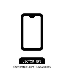 Handphone icon vector illustration logo template for many purpose. Isolated on white background.