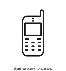 handphone icon vector illustration template
