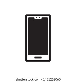 handphone icon vector illustration template