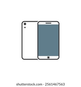 handphone icon vector illustration template 