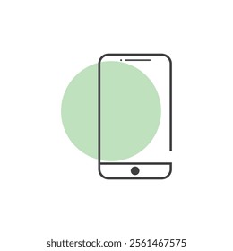 handphone icon vector illustration template 
