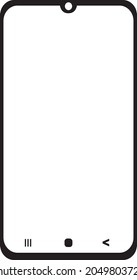 Handphone icon vector logo template