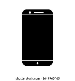 handphone icon vector on a white background
