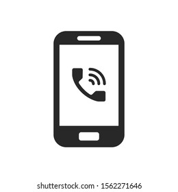 Handphone icon vector symbol illustration EPS 10