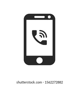 Handphone icon vector symbol illustration EPS 10