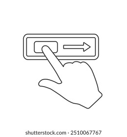 Symbol für Telefonleitung. Vektorgrafik