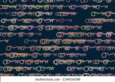 Handphone or mobilephone background hand drawn, for graphic design. Vector artwork.
