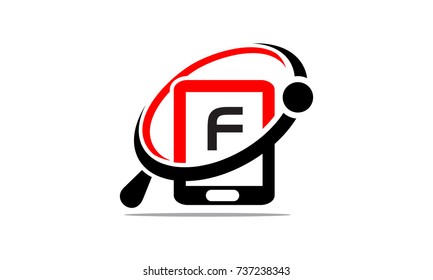 Handphone Search initial F