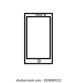 handphone smartphone icon vector illustration 