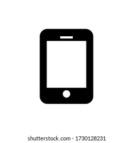 Teléfono de mano - ilustración de símbolo del vector de icono del smartphone