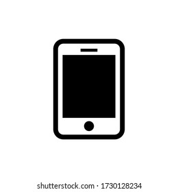 Teléfono de mano - ilustración de símbolo del vector de icono del smartphone
