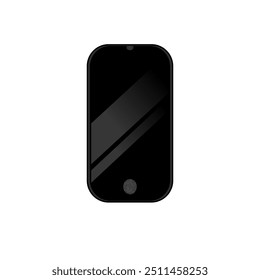 Diseño del Vector del teléfono móvil, diseño del smartphone aislado en el fondo blanco