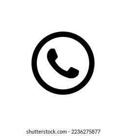 Handphone Vector Icon Isolated White Background