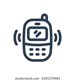 Handphone Y2K Vector Icon Illustration