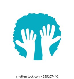 Handprint. Hand. Colorful. Background. Vector. Snowball.
