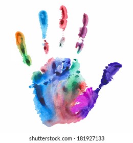 2,429 Watercolor handprints Images, Stock Photos & Vectors | Shutterstock