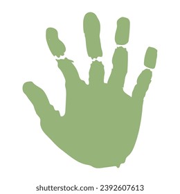 handprint paint colors artistic illustration