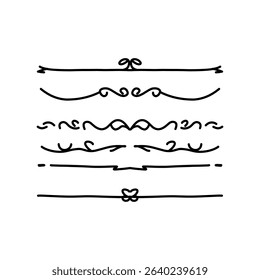 Handraw icon doodle design elements, logo, mascot and elements for drawing, isolated on white background simple design doodle