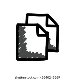 Handraw icon doodle design elements, logo, mascot and elements for drawing, isolated on white background simple design doodle
