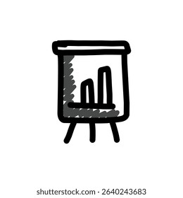 Handraw icon doodle design elements, logo, mascot and elements for drawing, isolated on white background simple design doodle