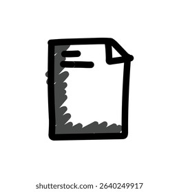 Handraw icon doodle design elements, logo, mascot and elements for drawing, isolated on white background simple design doodle