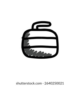 Handraw icon doodle design elements, logo, mascot and elements for drawing, isolated on white background simple design doodle