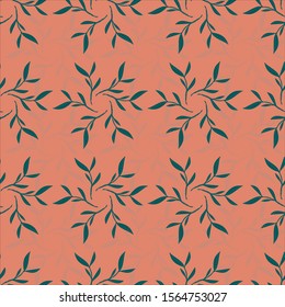 handraw nature flower seamless pattern. Can use for print, template, fabric, presentation, textile, banner, poster, wallpaper
