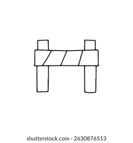 handrawn coloring book. firefigter line