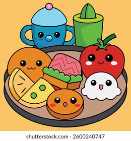 Handrawn Illustration Of Food S