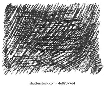 Handrawn scanning and cleaned texture - easy to use. Vector illustration.