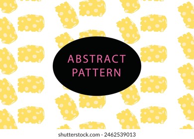 Handrawn sweet cromboloni pattern background