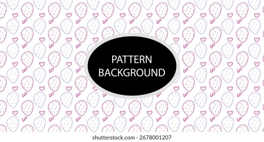 desenho de fundo padrão de guarda-chuva handrawn