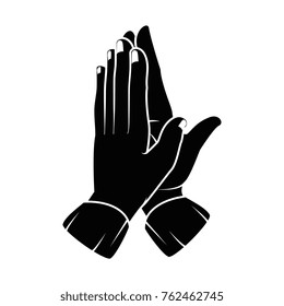 hands applauding isolated icon